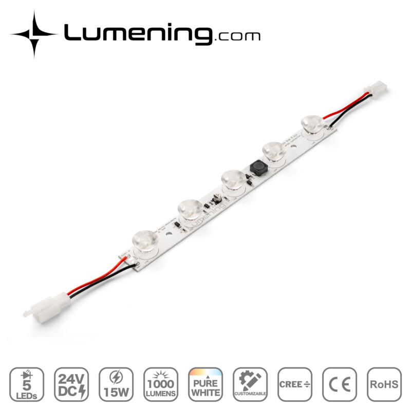 side emitting LED module bar for single-sided and double-sided light boxes