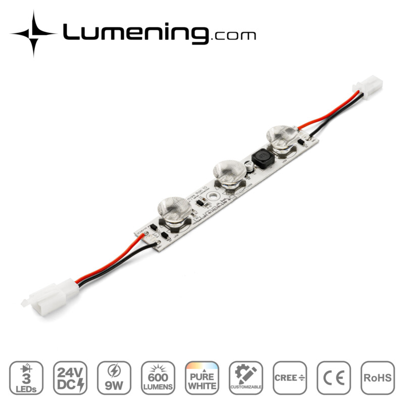 high power side light LED bar for frameless SEG light box displays